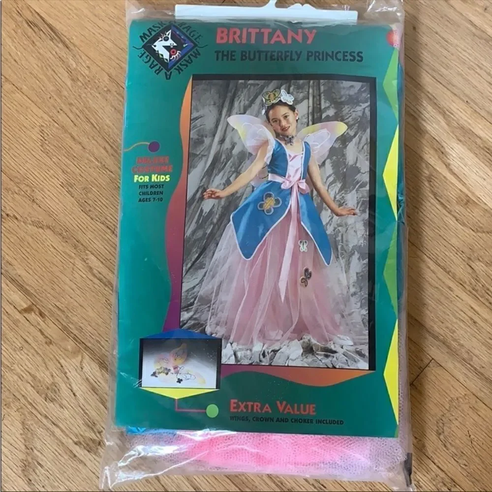 Brittany Deluxe Butterfly Princess Costume